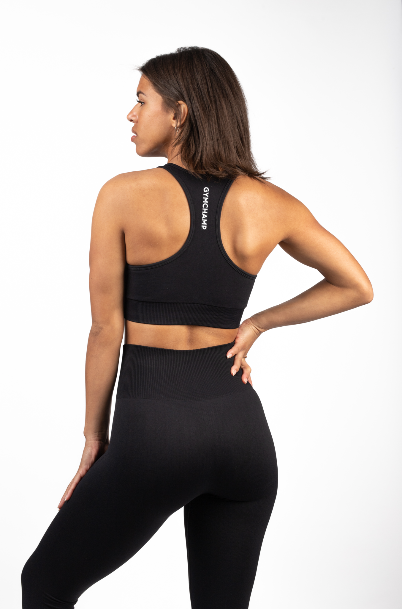 Seamless Sports Bra - Black