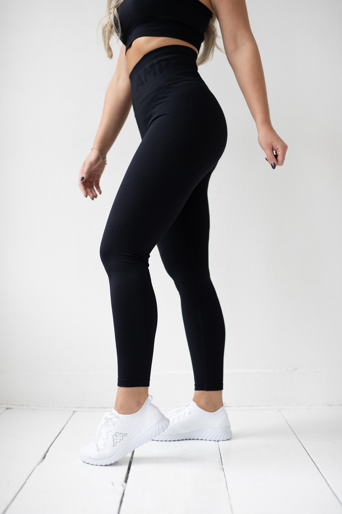 Ribbed Seamless Legging - Black