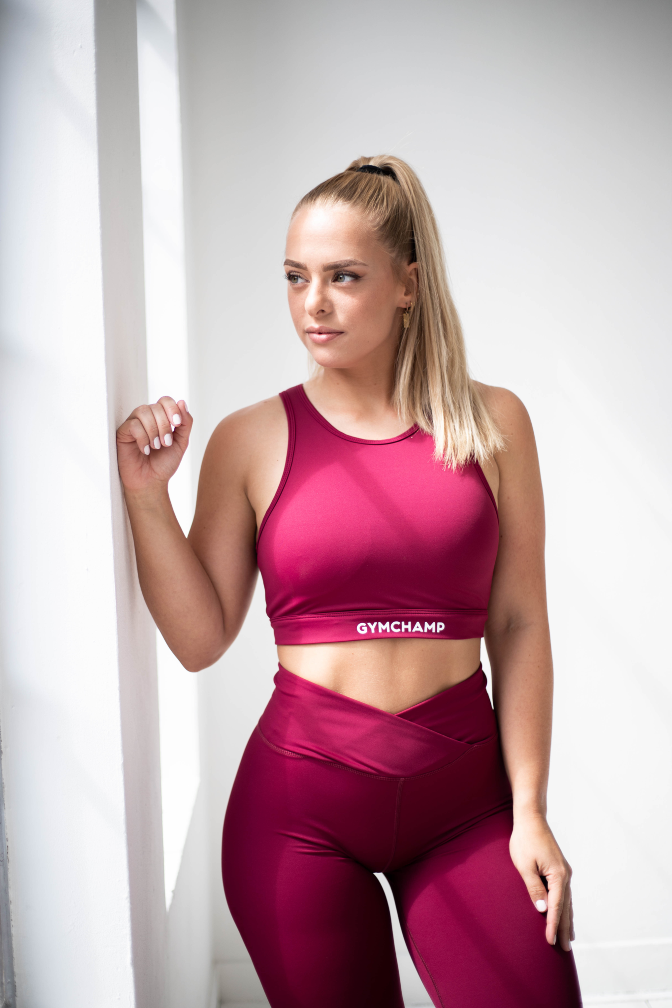 Classic Sports Bra - Burgundy