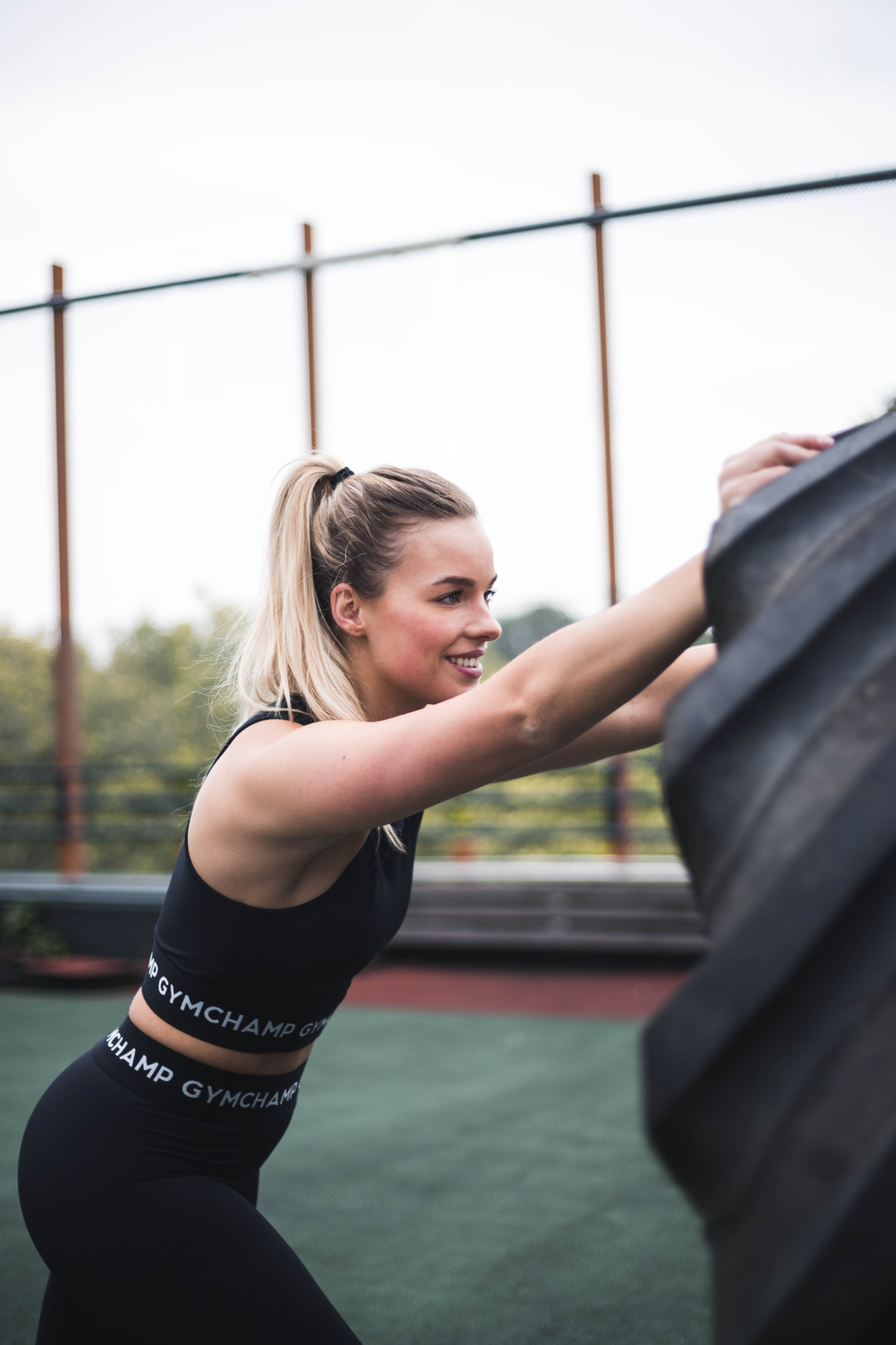 Champ Sports Bra - Black