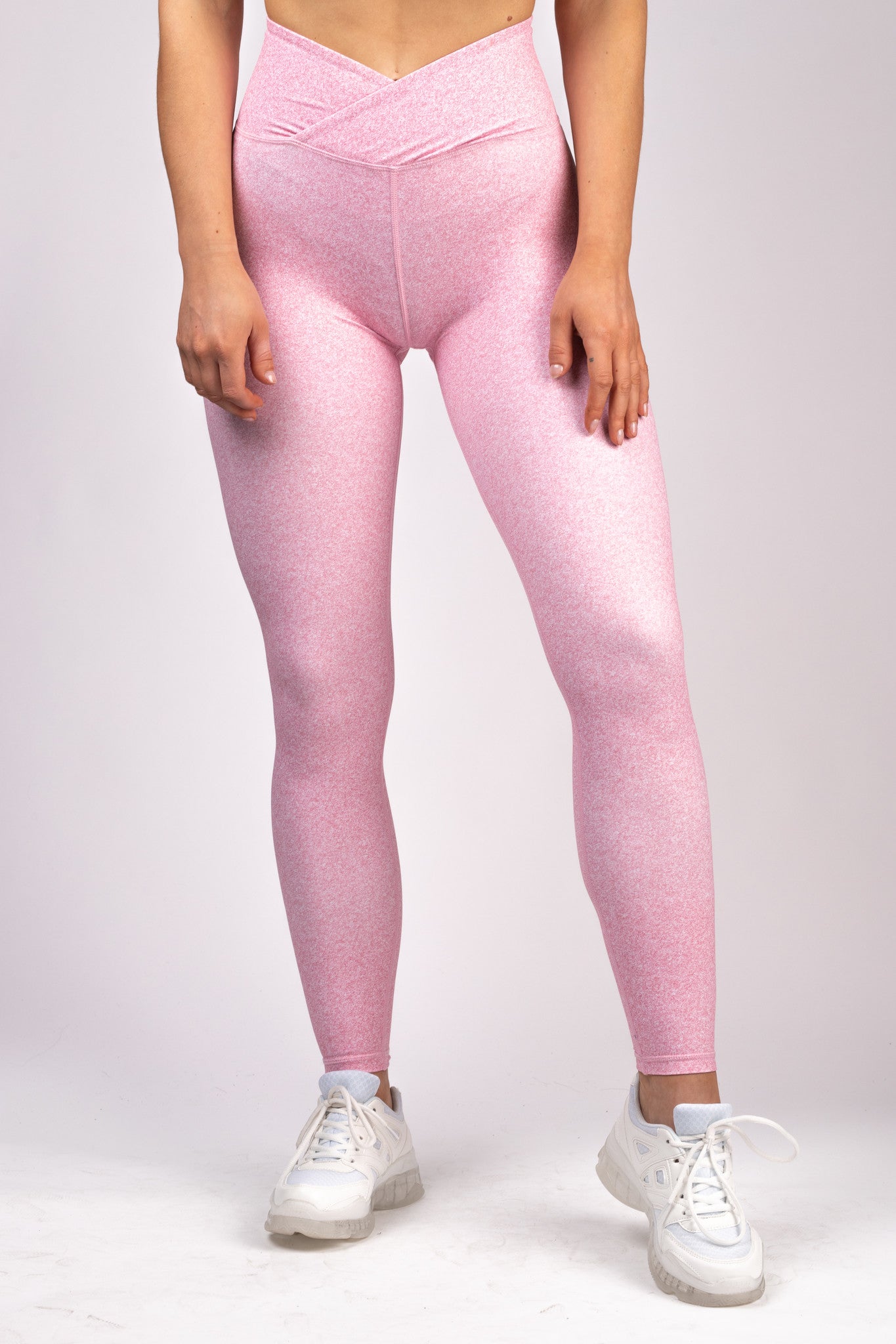 Heather High Waist Legging - Blush Pink