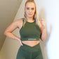 Classic Sports Bra - Army Green