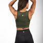Classic Sports Bra - Army Green