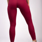 Classic High Waist Legging - Burgundy
